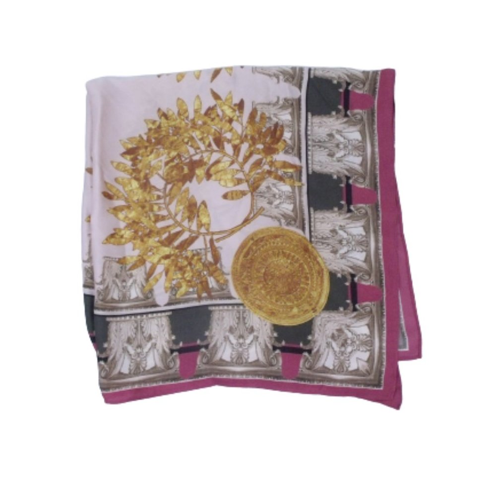 Zara Roman Themed Square Scarf